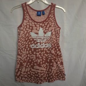 Adidas Tank top dusky-pink nude